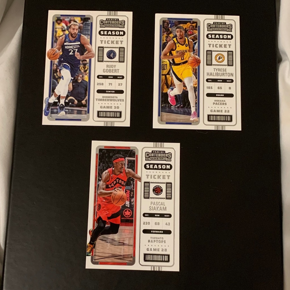 2022- 2023 Panini Contenders basketball cards lot of 3 ( as pictured)